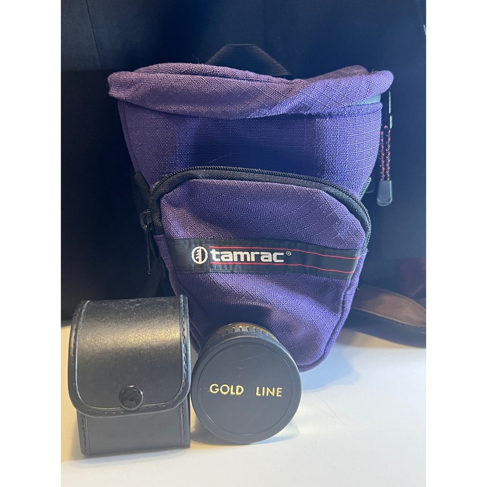 Gold Line 0.42x Super Wide Macro Lens Japan w/ 37–46mm Adapter & Tamrac 515 Case